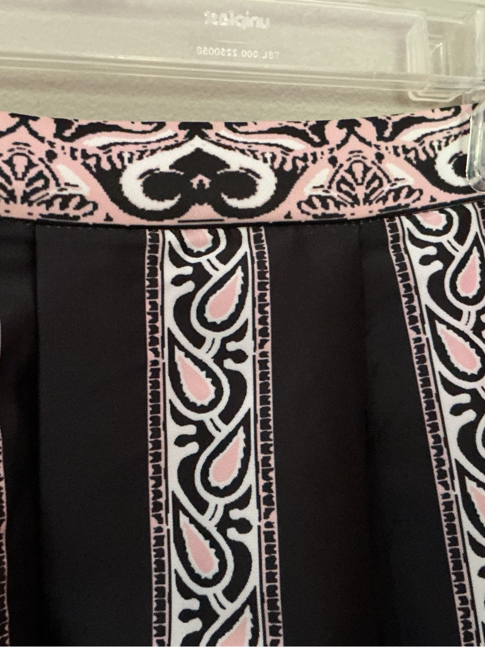 Jealous Tomato Black and Pink Patterned A-Line Skirt - Picture 4 of 8